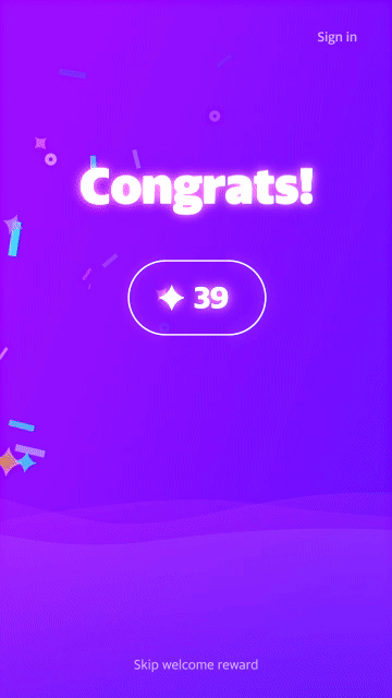 Step 3 - earn points